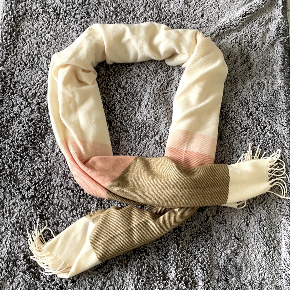 NWT - Madewell Windowpane Cape Scarf